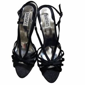 Badgley Mischka Wright Slingback Evening Shoes